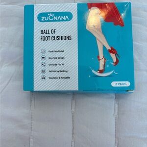 ZUCNANA Women's Gel Shoes Inserts Ball of Foot Cushions, 2-Pack, Heel Inserts